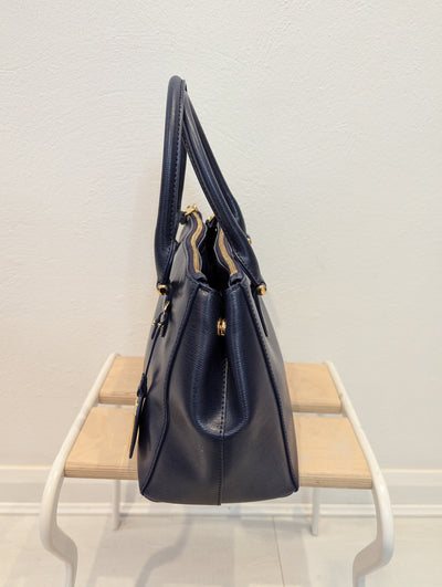 Ralph Lauren small navy Newbury tote