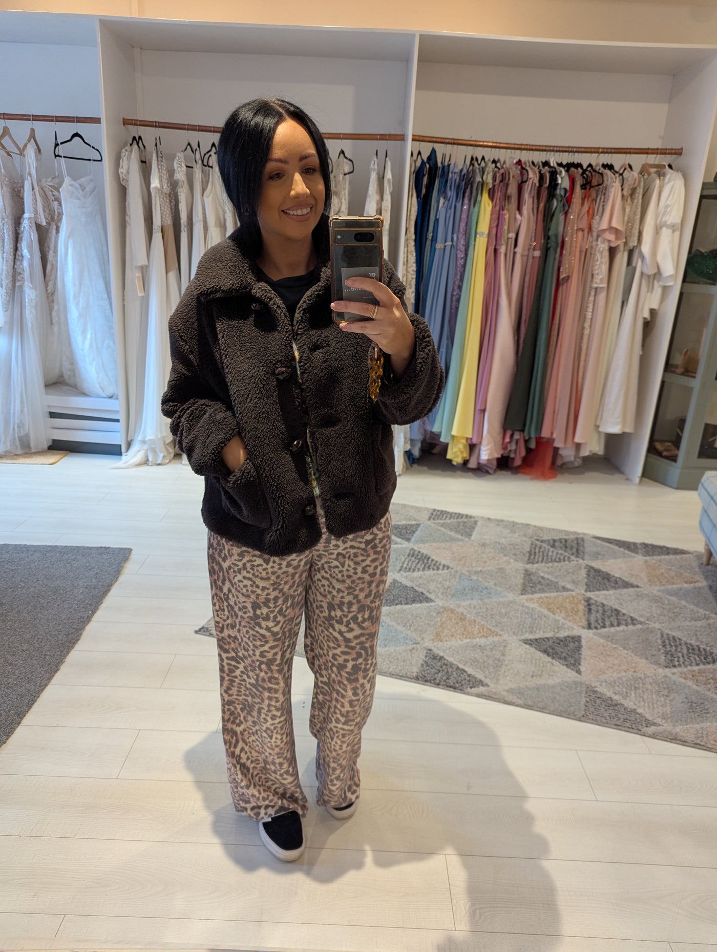 Zara Brown Teddy Bomber M