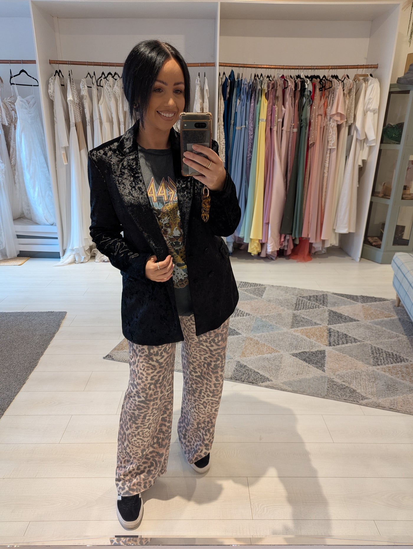 Topshop Velvet Blazer 12