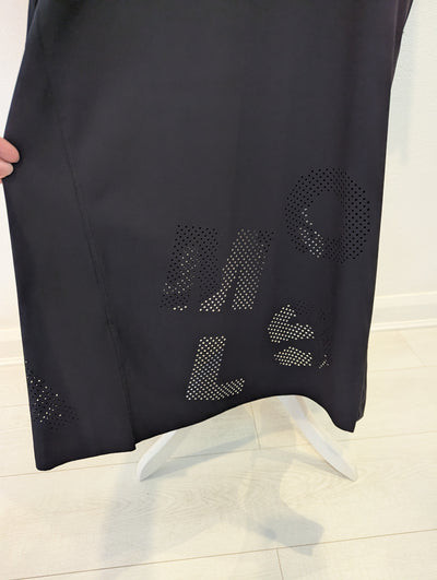 Marc Cain Sport Black Half Zip Dress L