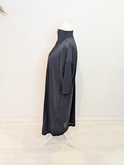 Marc Cain Sport Black Half Zip Dress L