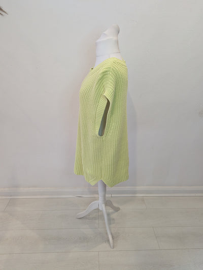 Zara Green Knitted Vest L