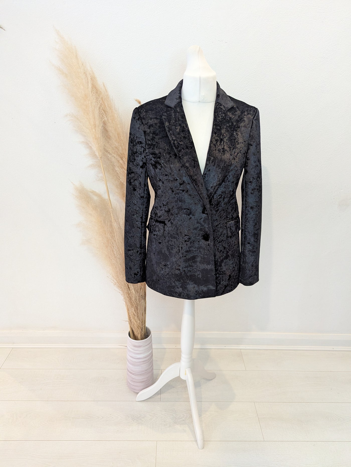 Topshop Velvet Blazer 12