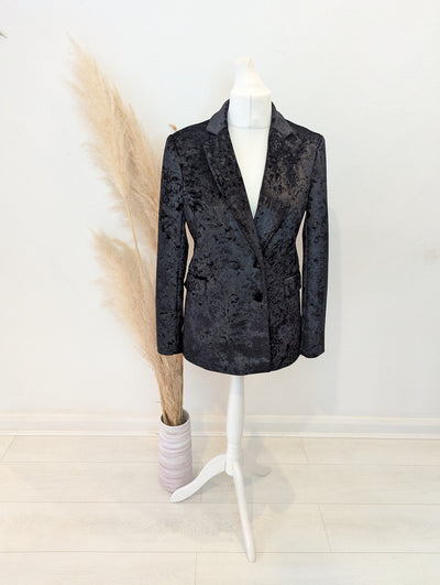 Topshop Velvet Blazer 12