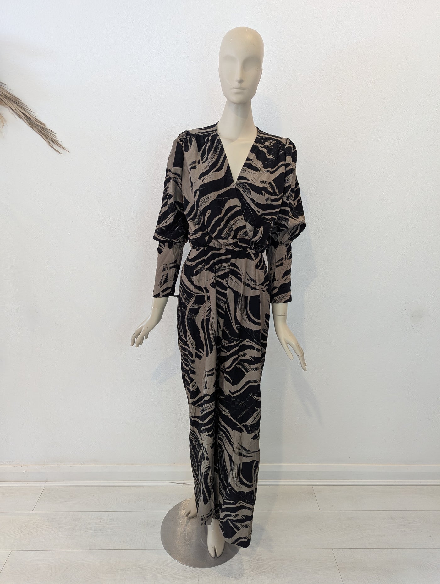 AX Paris black/ khaki jumpsuit 12 NWT RRP £48