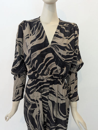 AX Paris black/ khaki jumpsuit 12 NWT RRP £48