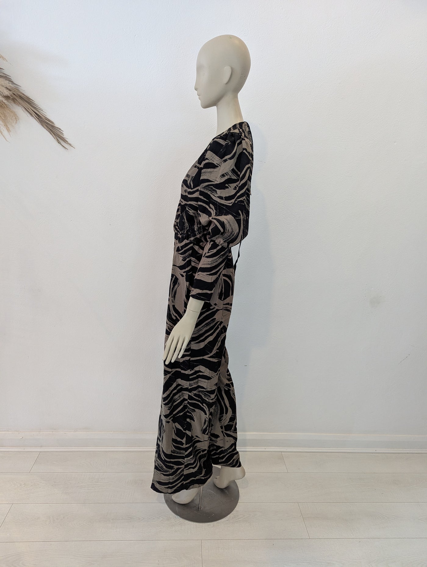 AX Paris black/ khaki jumpsuit 12 NWT RRP £48
