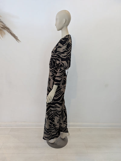 AX Paris black/ khaki jumpsuit 12 NWT RRP £48