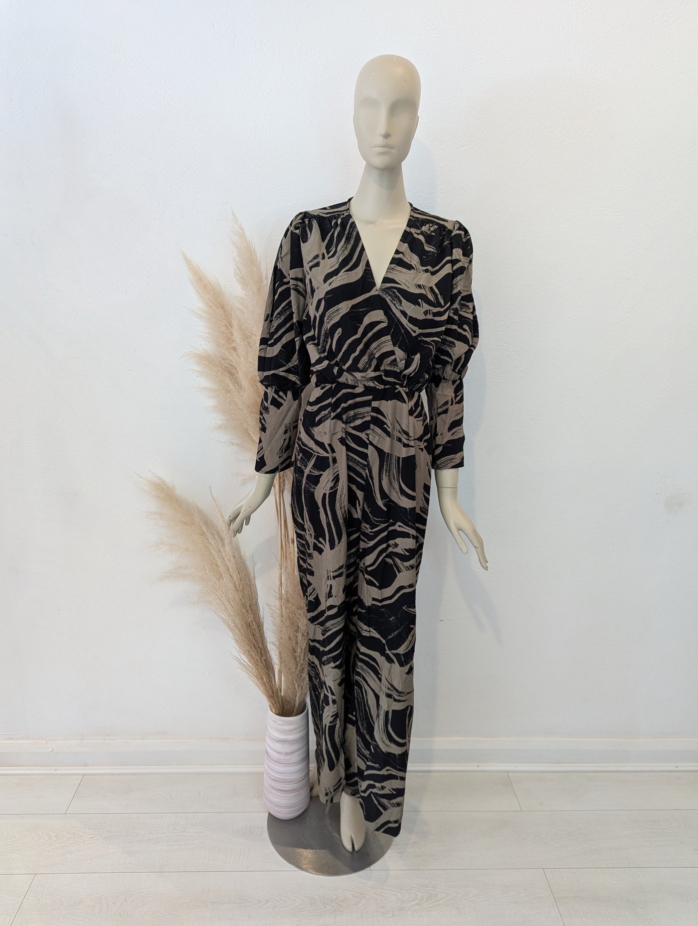 AX Paris black/ khaki jumpsuit 12 NWT RRP £48