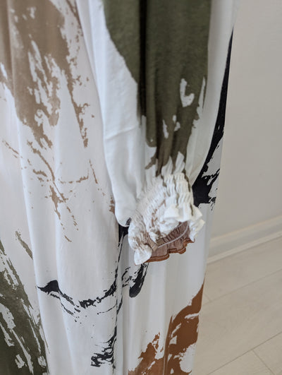 Q Neel White Mix Shirt Dress 18