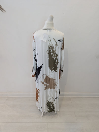 Q Neel White Mix Shirt Dress 18