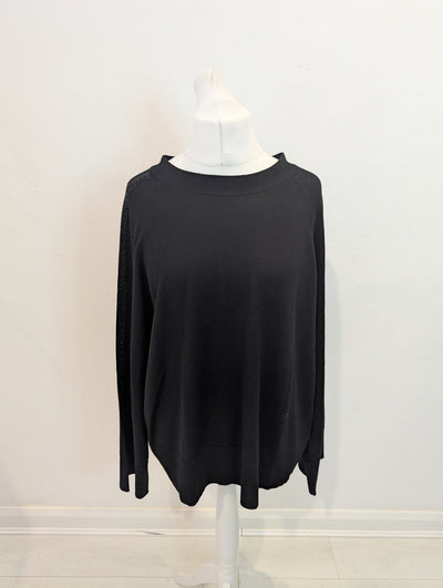 Marella Black tie back Jumper XXL