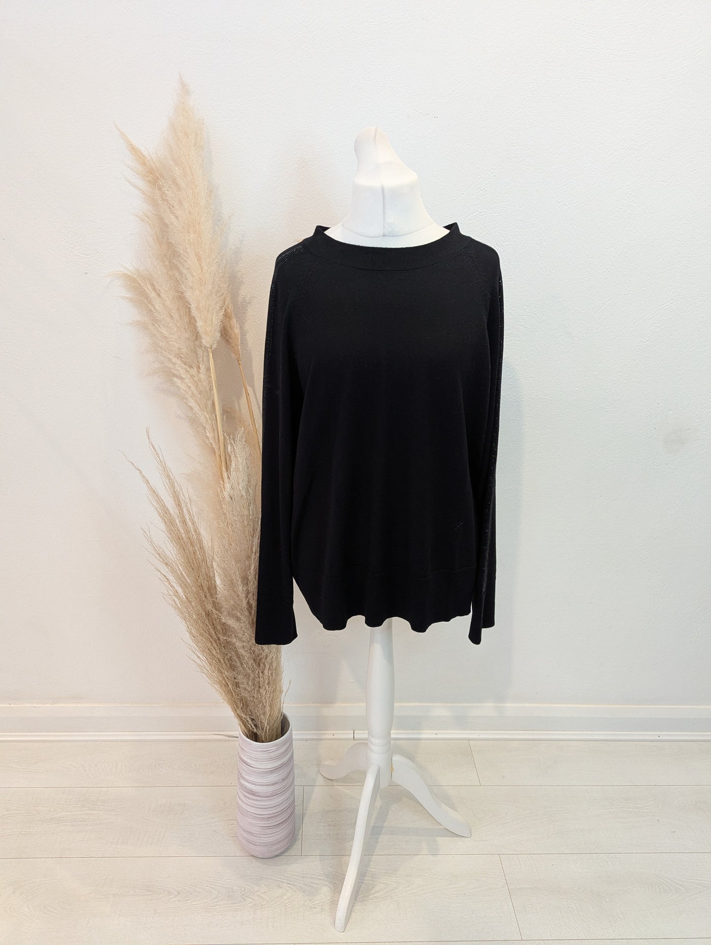 Marella Black tie back Jumper XXL