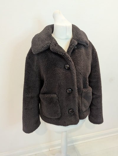 Zara Brown Teddy Bomber M