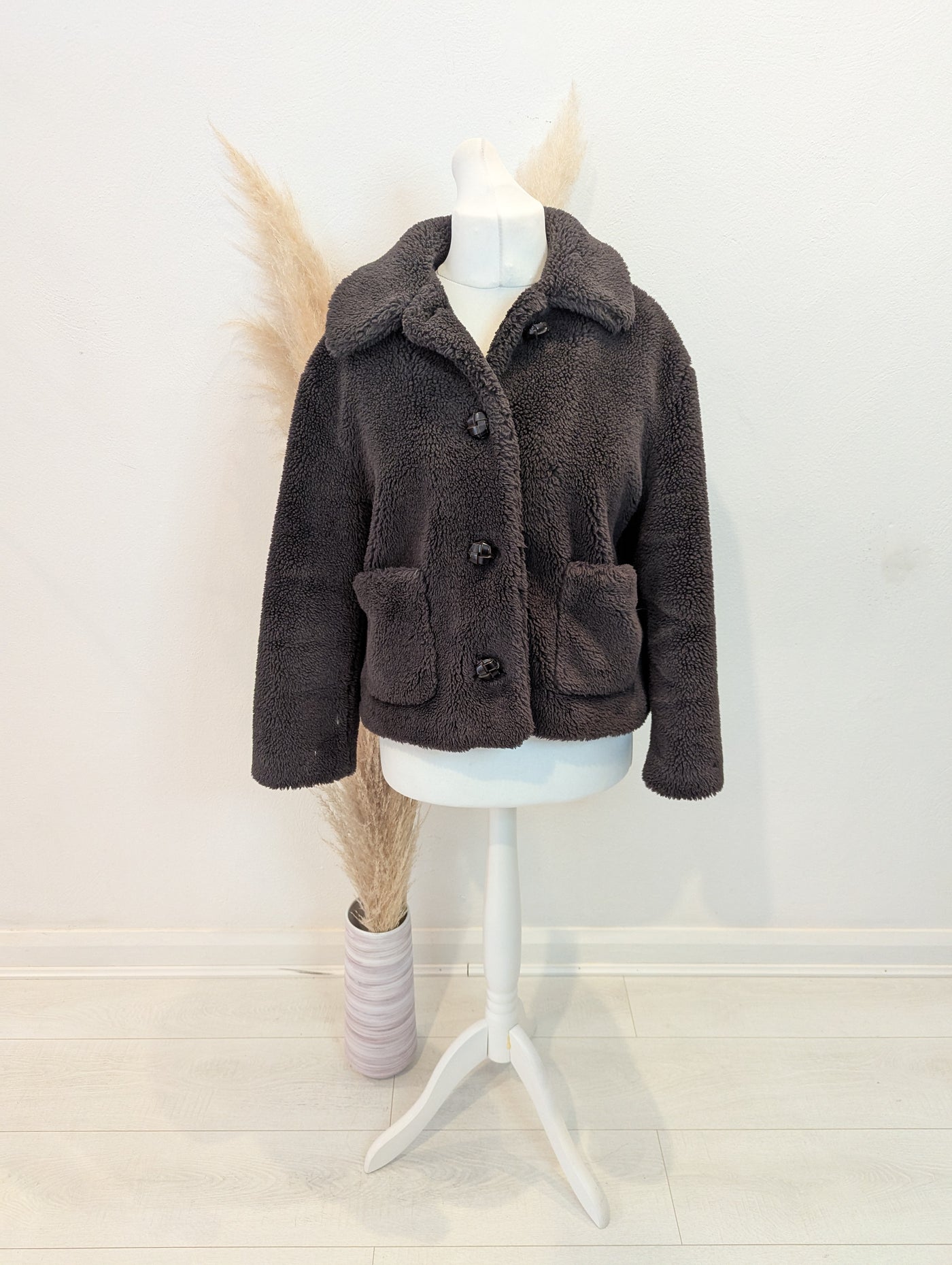 Zara Brown Teddy Bomber M