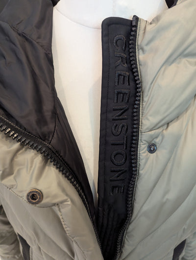 Creenstone khaki puffa coat 16