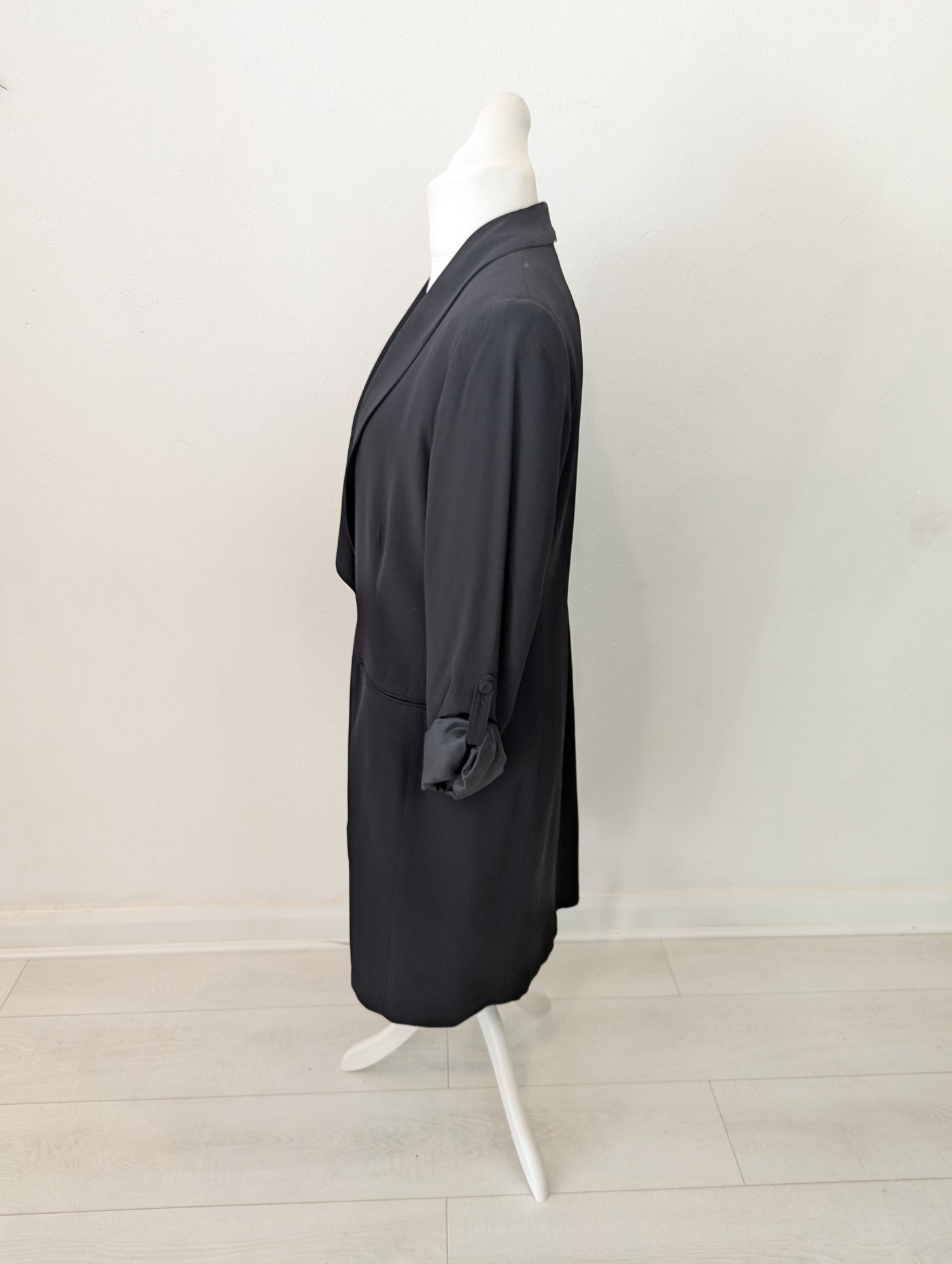 Summum Woman black longline blazer 18