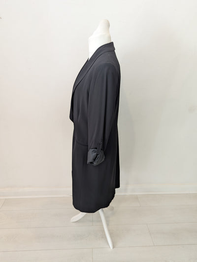 Summum Woman black longline blazer 18