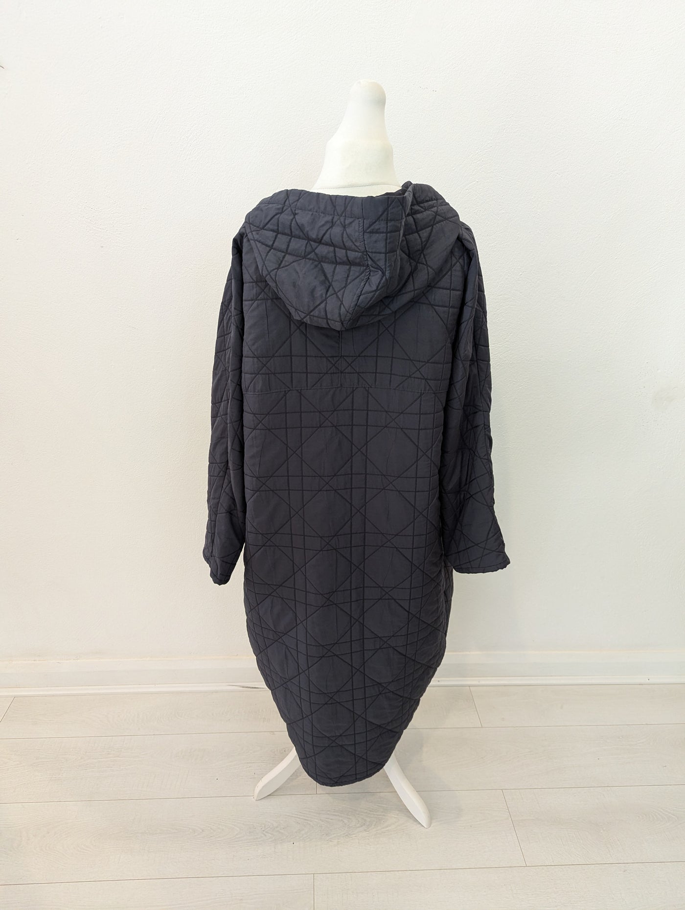 Naya Charcoal Quilted Coat Size 2