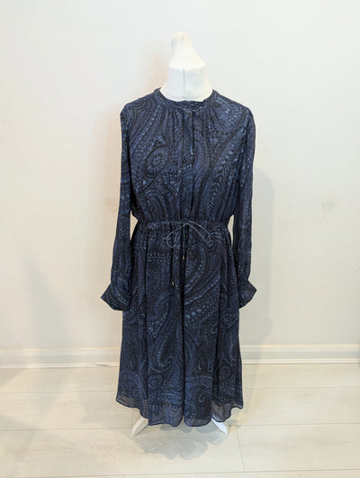 Mos Mosh Navy Paisley Maxi Size 14