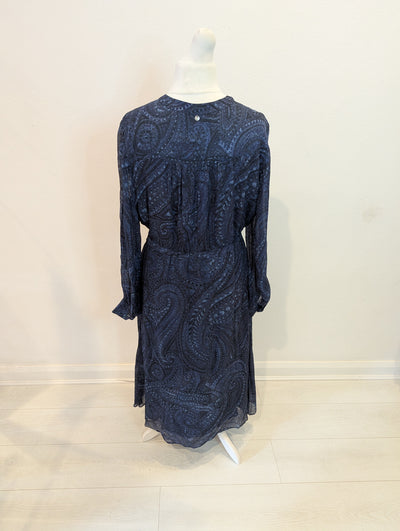 Mos Mosh Navy Paisley Maxi Size 14