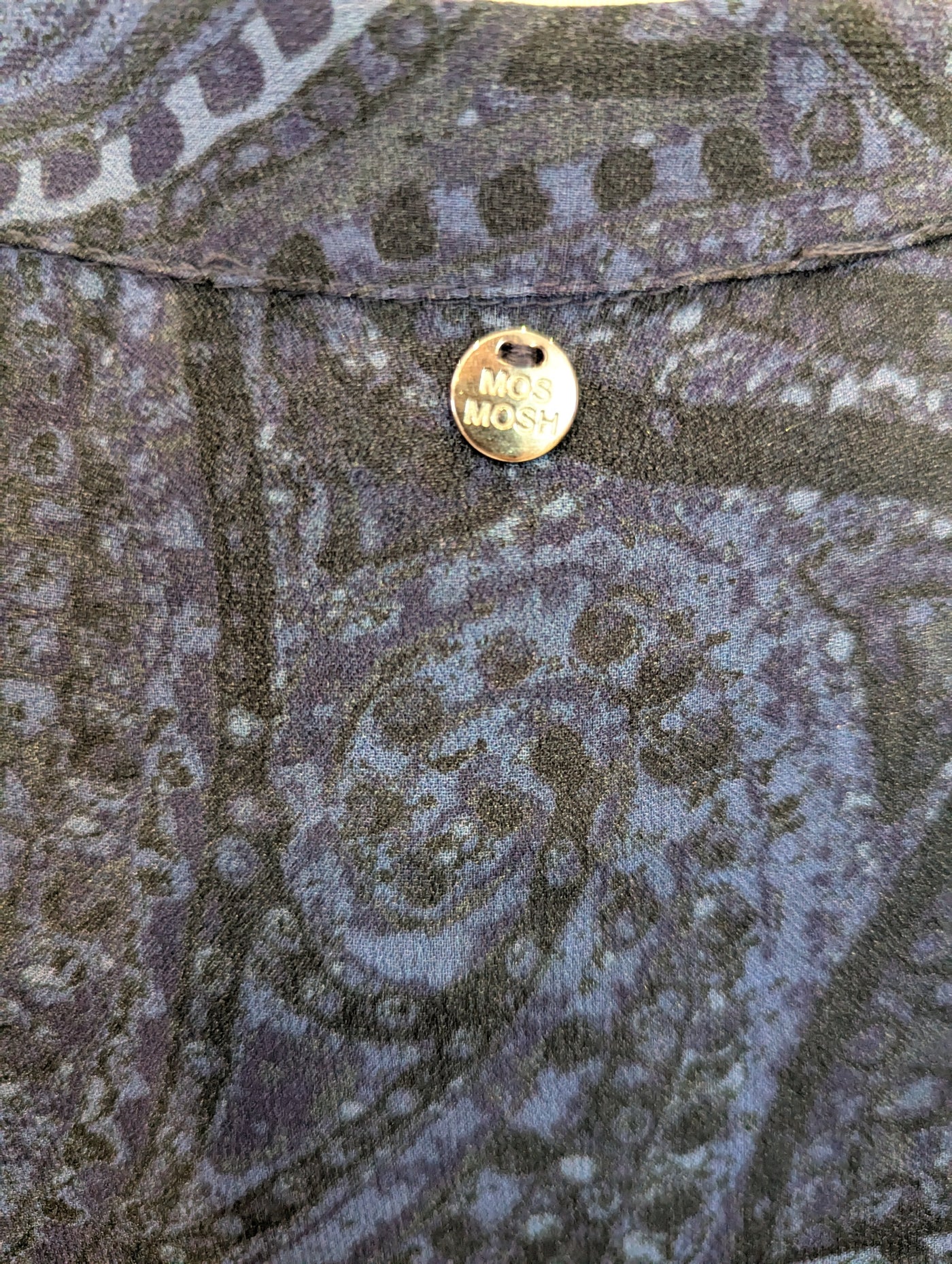 Mos Mosh Navy Paisley Maxi Size 14
