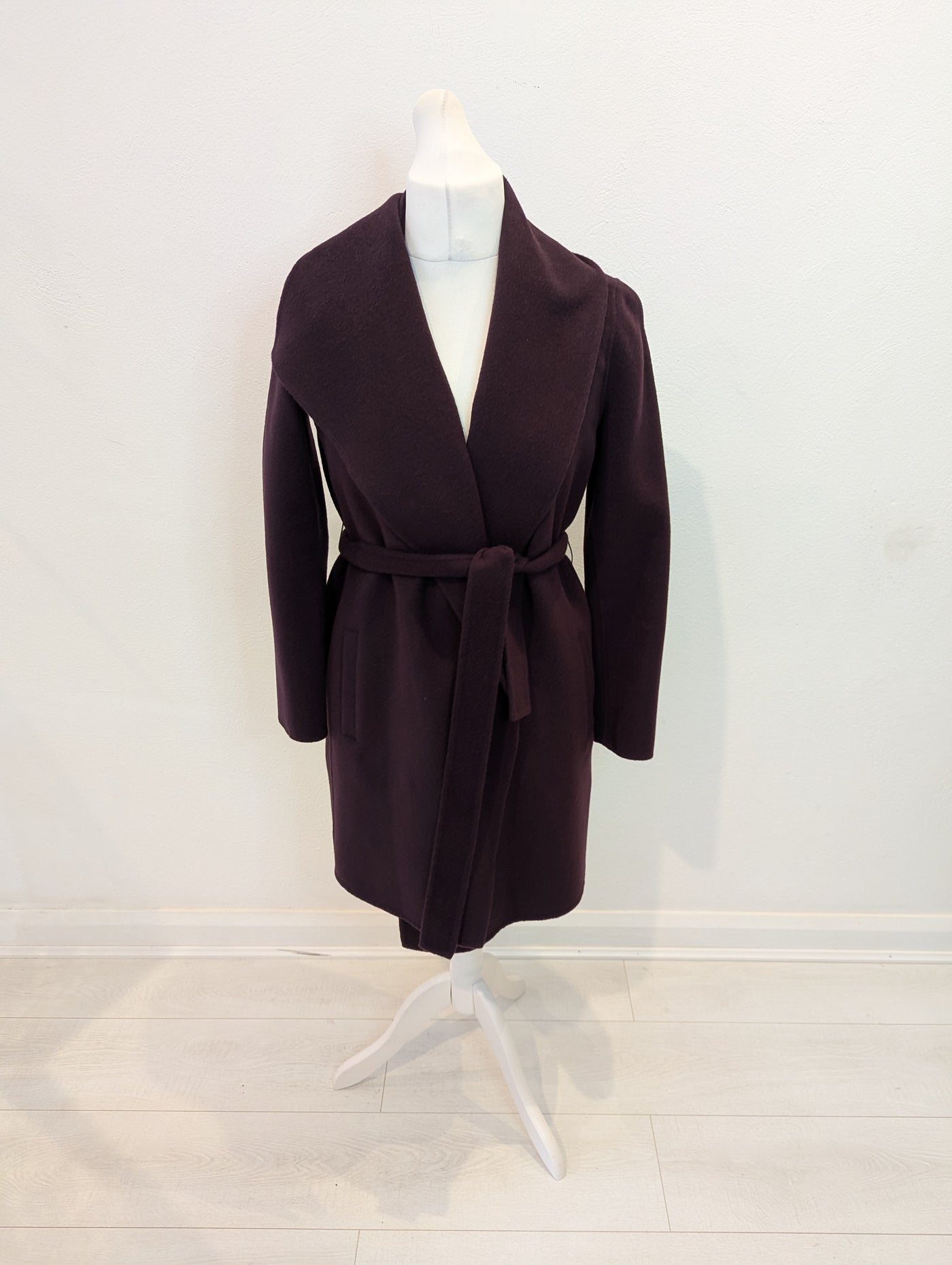 Saba Kayla drape coat XS NWT