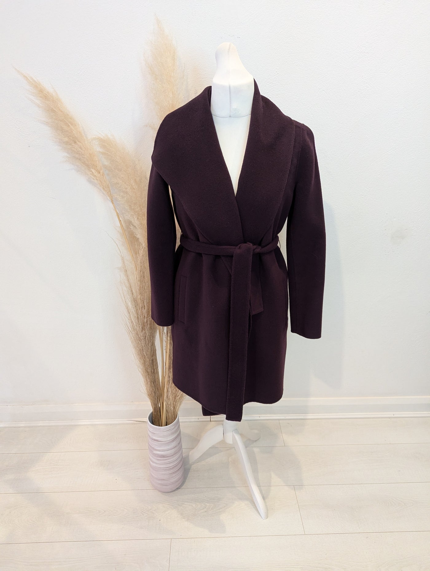 Saba Kayla drape coat XS NWT