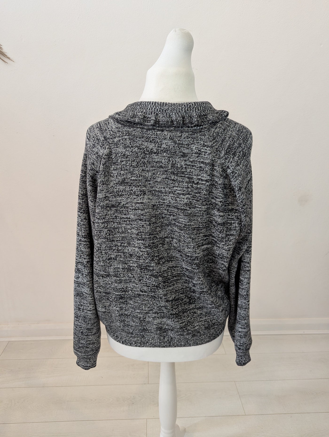Whistles Grey Collared Jumper Size Large