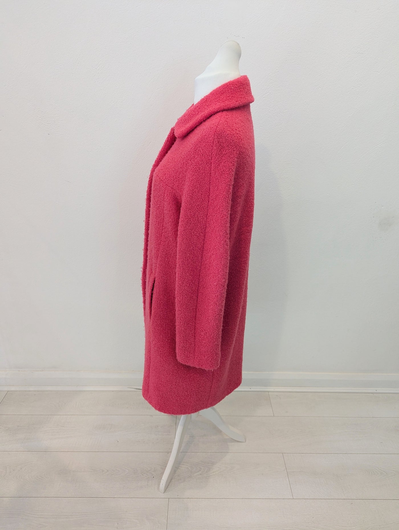 Laurel Pink Wool Mix Coat Size 12