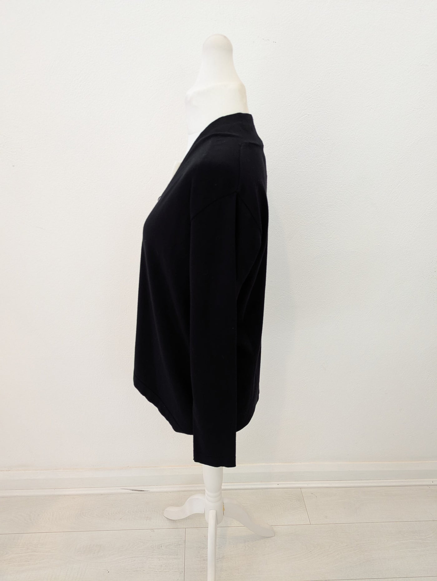 Sarah Pacini White/Black Cardigan One Size
