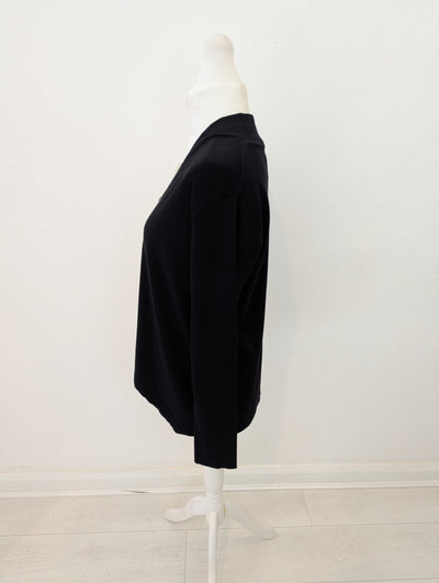 Sarah Pacini White/Black Cardigan One Size