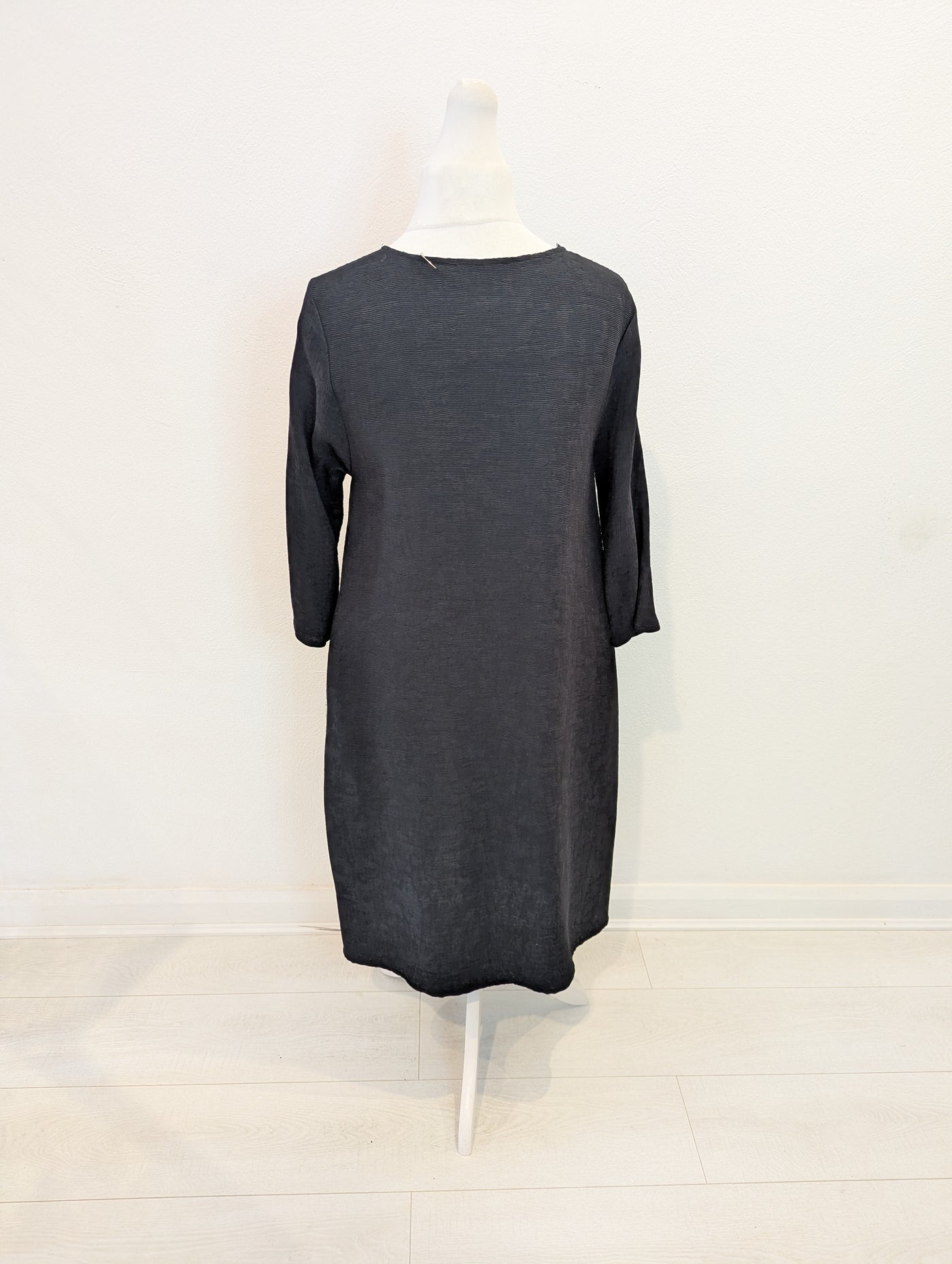Lafan black hand painted dress L