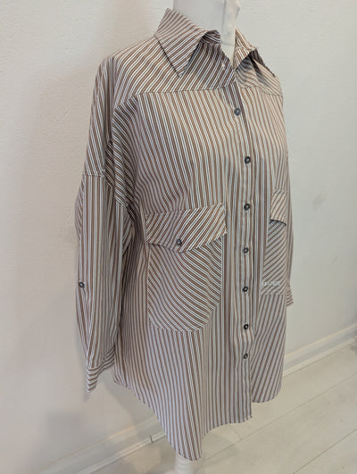 Dawn x Dare Brown Oversized Shirt Small