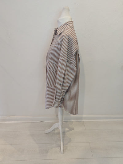 Dawn x Dare Brown Oversized Shirt Small