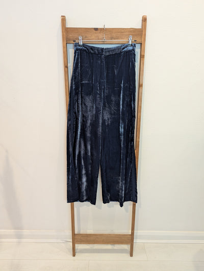 White Stuff Blue Velvet Trousers 8