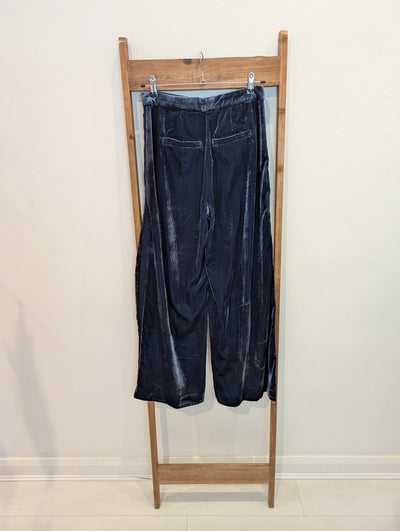 White Stuff Blue Velvet Trousers 8