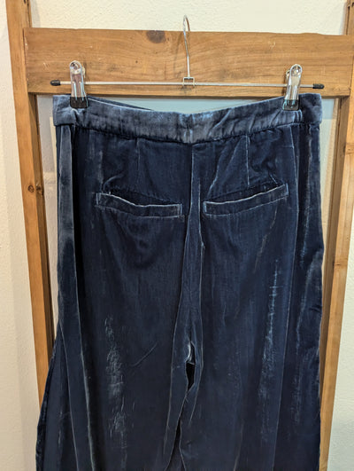 White Stuff Blue Velvet Trousers 8