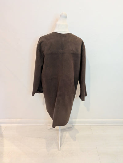 Zara Khaki Duster Coat XL
