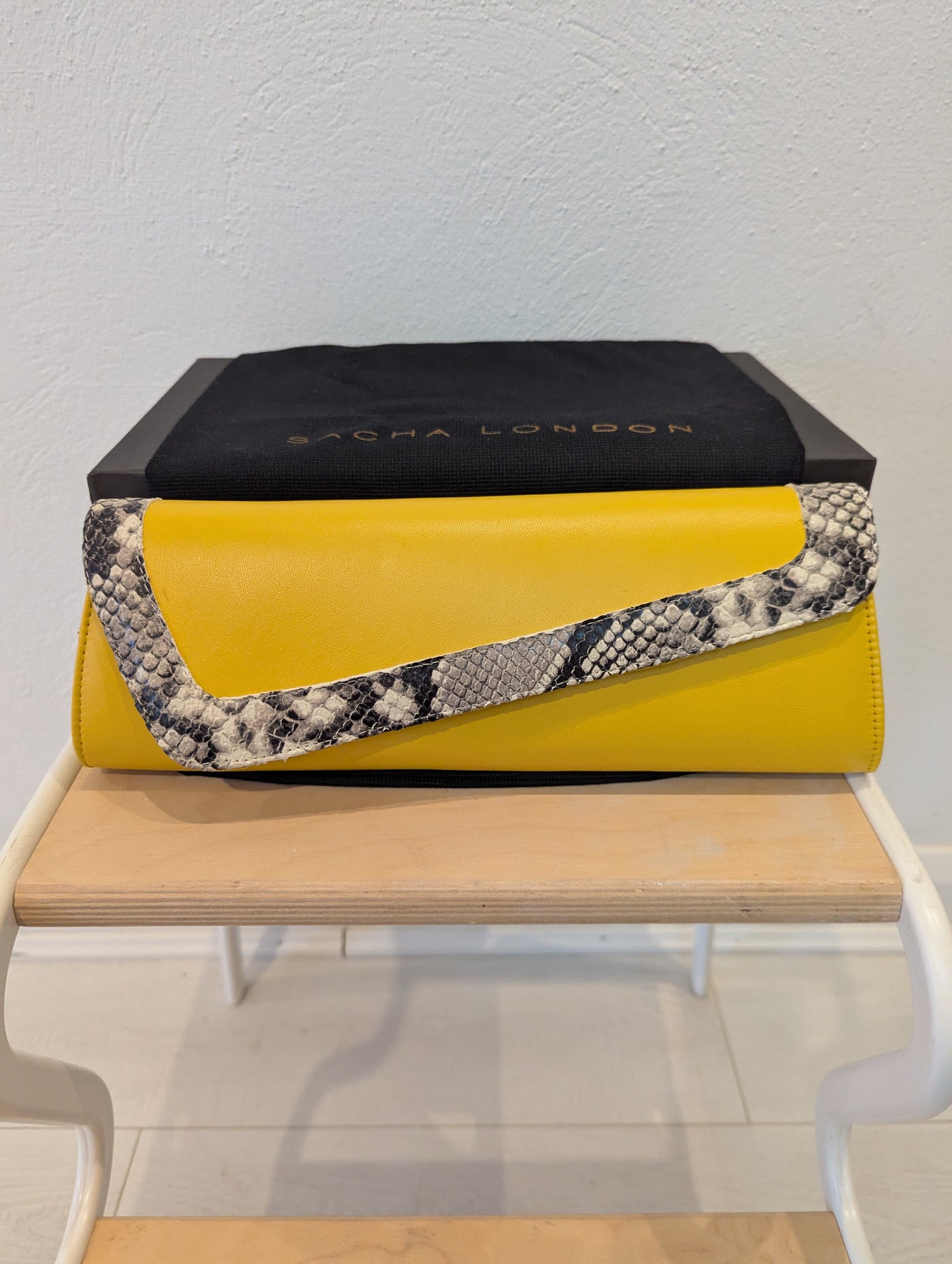 Sacha London Mustard Clutch