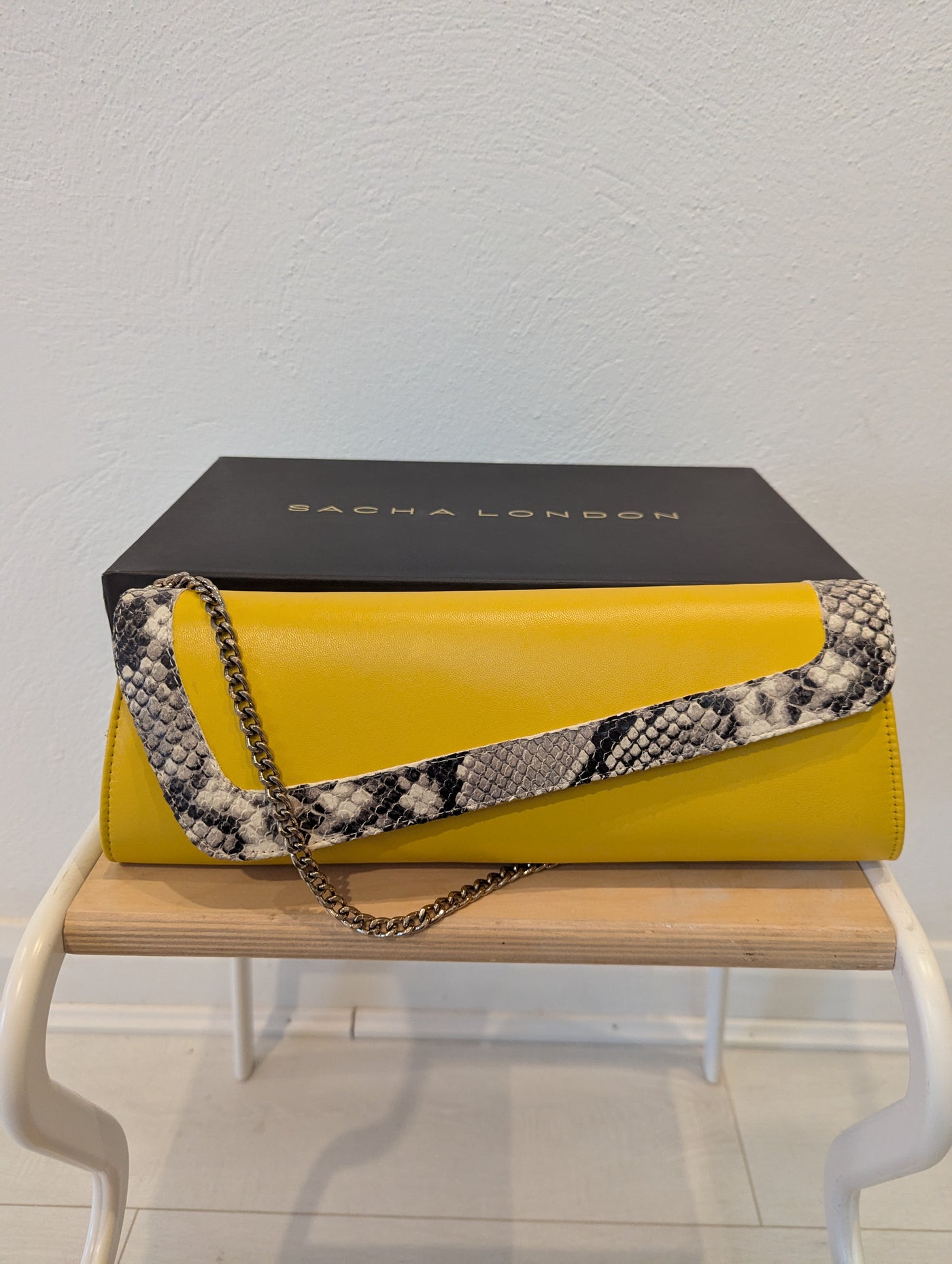 Sacha London Mustard Clutch