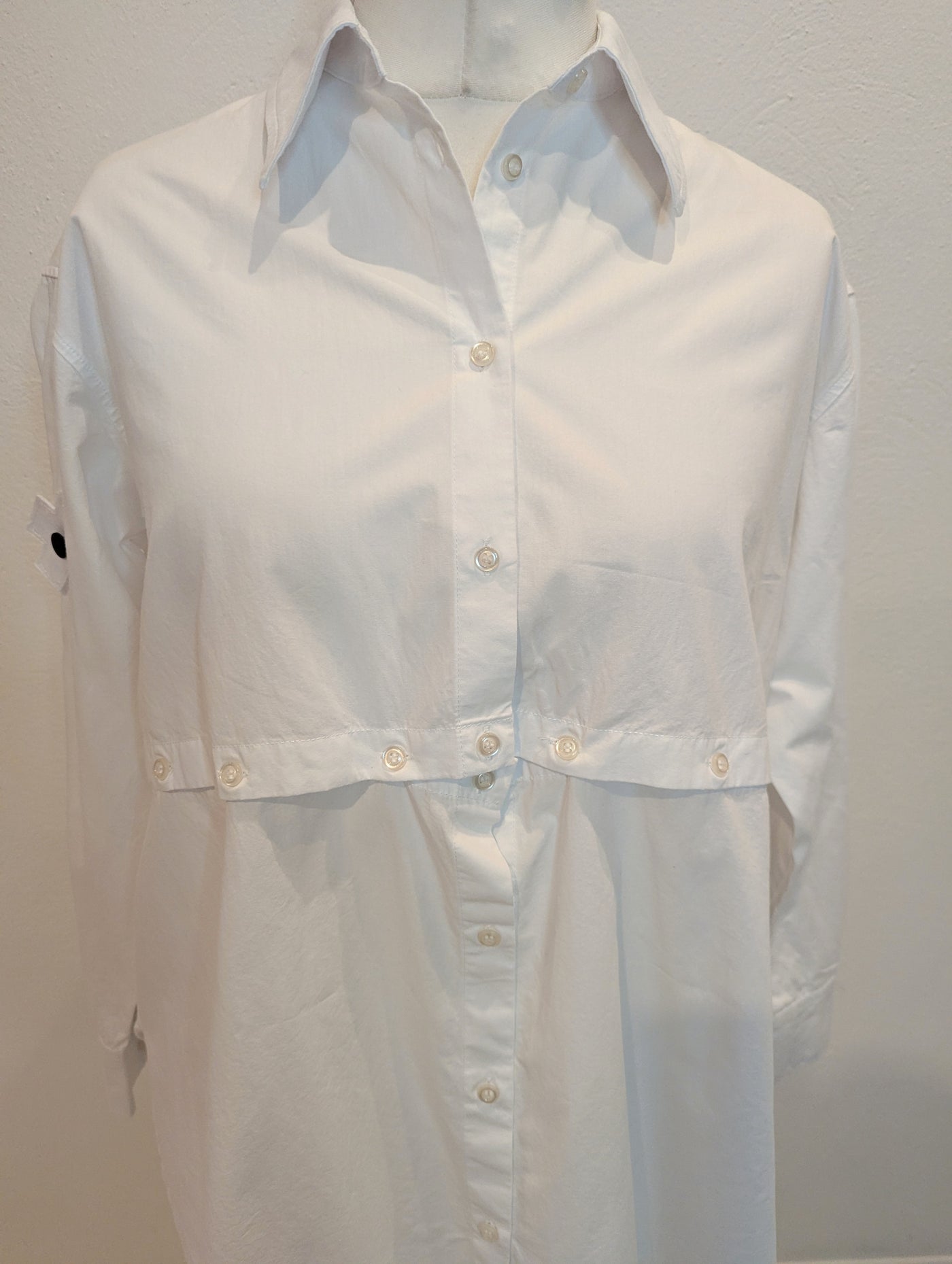 PLU White Button shirt XS