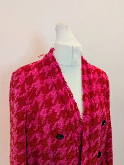 River Island Pink & Red Coat 16 NWT RRP £70