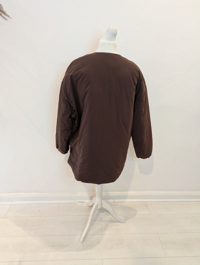 M&S Brown padded jacket L