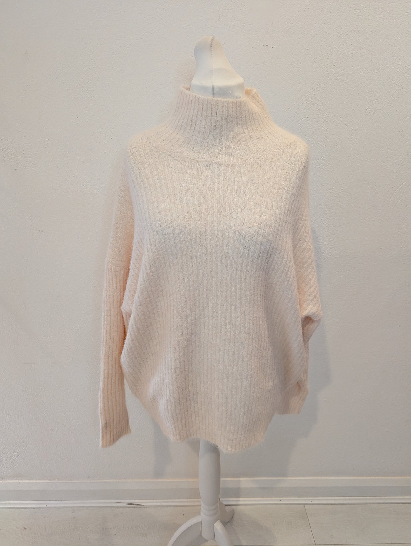 Sweewe Longline Jumper Blush One Size NWT £55