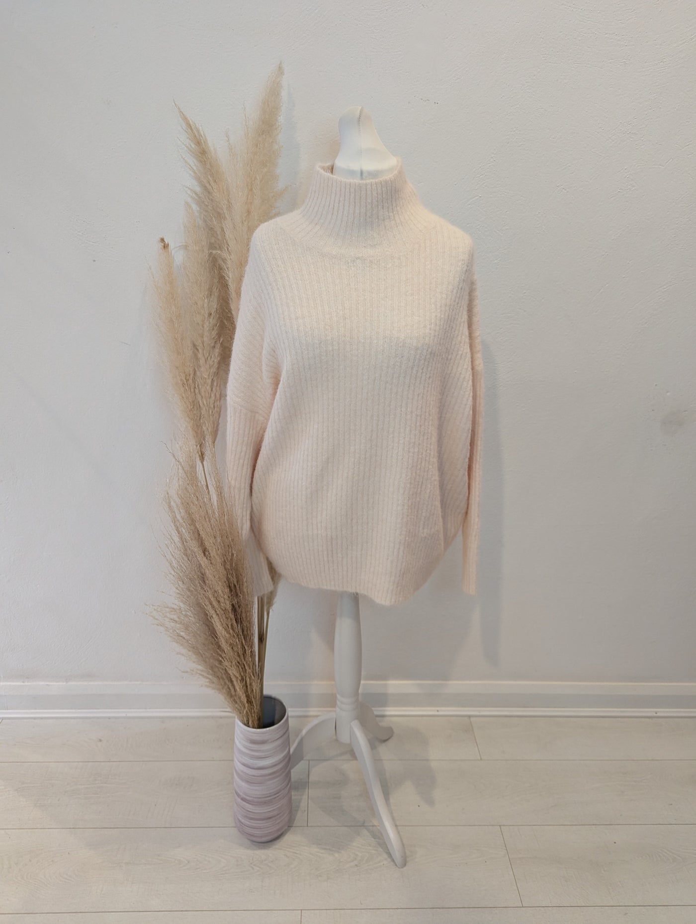 Sweewe Longline Jumper Blush One Size NWT £55
