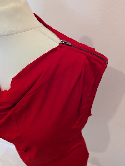 Reiss Red flavia Top S NWT £95