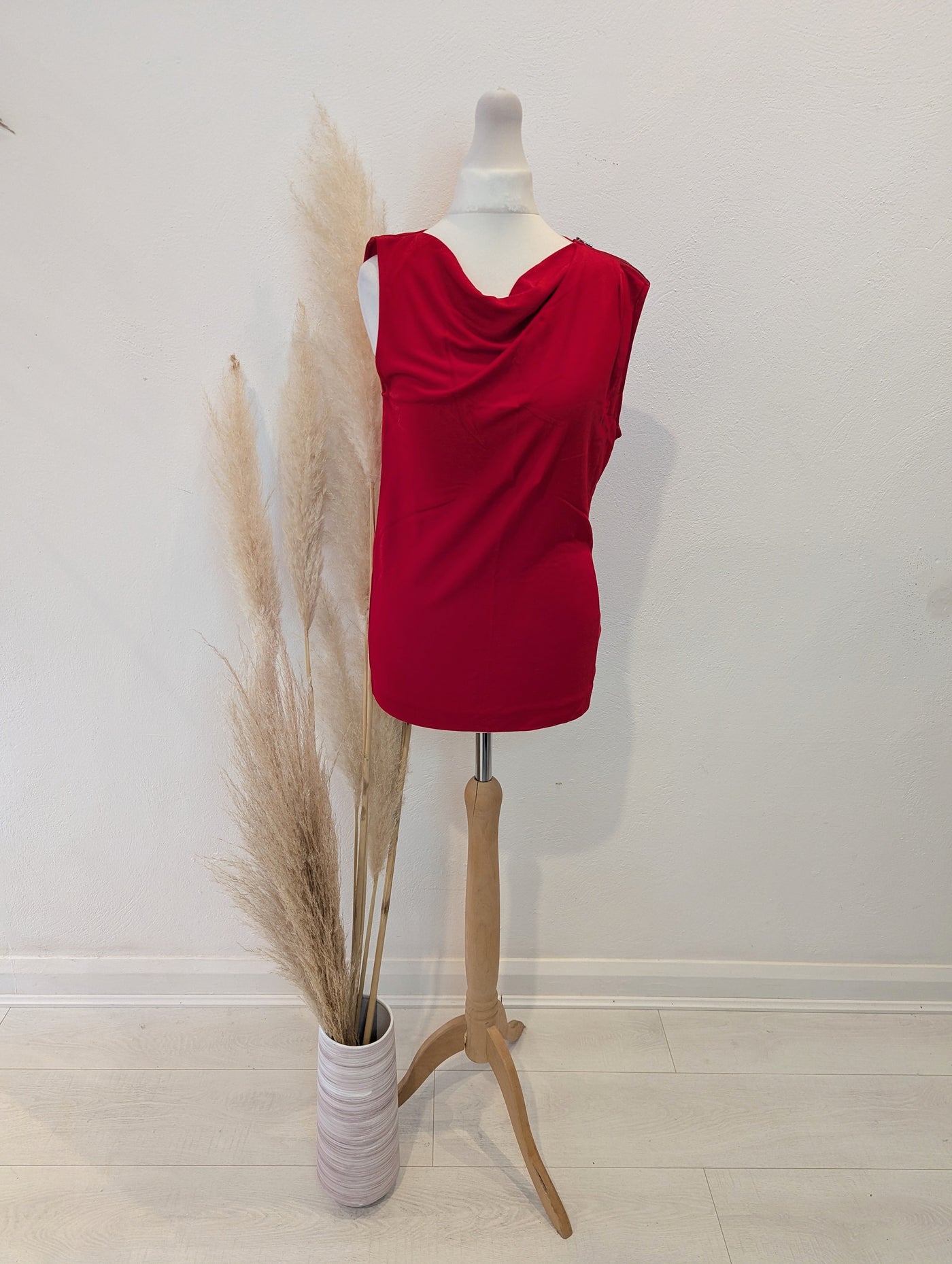 Reiss Red flavia Top S NWT £95