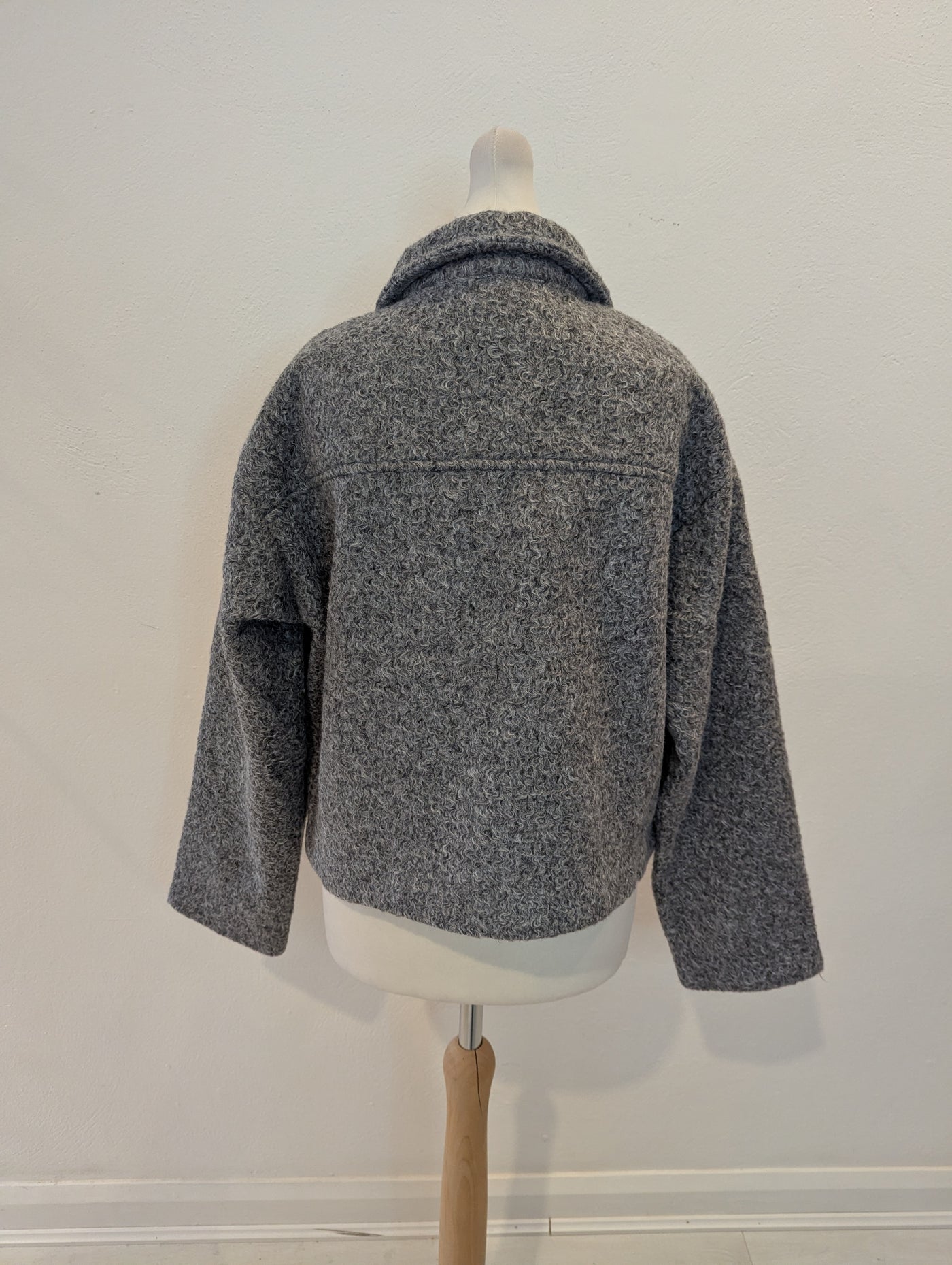 Daphnea Grey Cropped Jacket S NWT £80