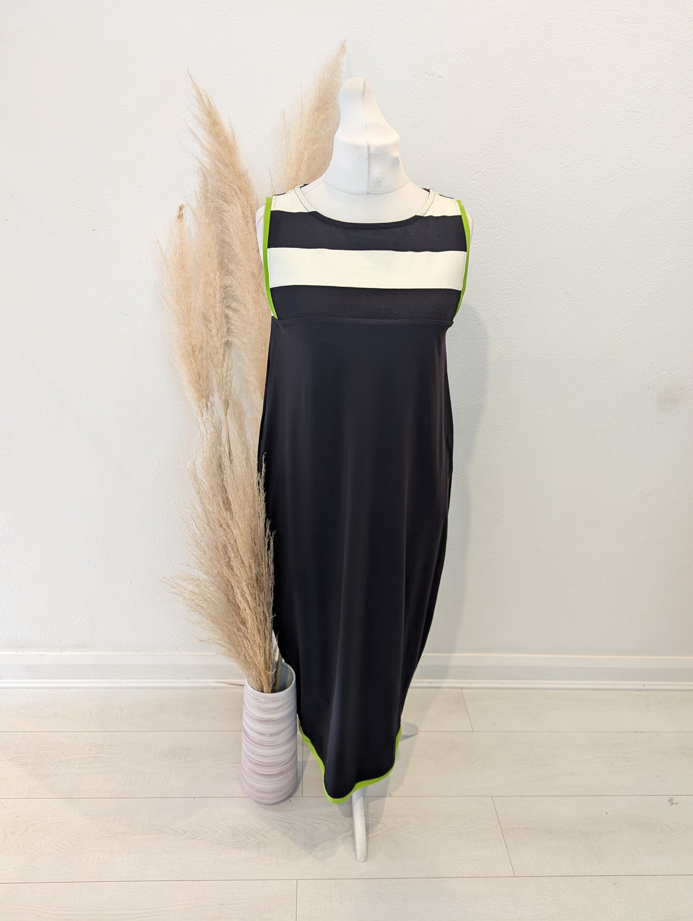 Chiara Cocol Milano Green Stripe Maxi S